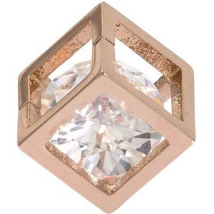 iXXXi Charm Hollow Cube Stone Rosé