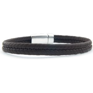 Qoss Heren Rubberen Armband Boy Bruin