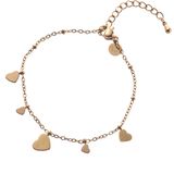 Day&Eve Armband Hearts On The Side | Goud