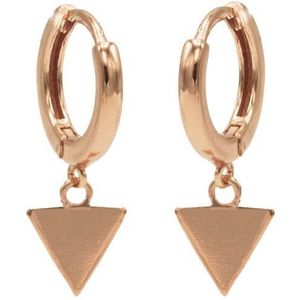 Karma Oorringen Hinged Hoops Triangle Rosé