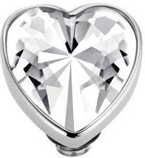 Melano - Twisted - Zetting - Zilverkleurig - Crystal - 7 mm