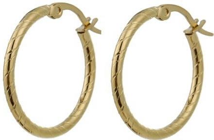 Go Dutch Label Bewerkte Creolen 2 cm Goud