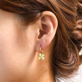 Day&Eve Creolen Simple Clover Hoop | Goud