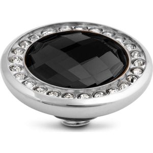 Melano - Vivid Crystal CZ - Steentje - Zwart - 12 mm