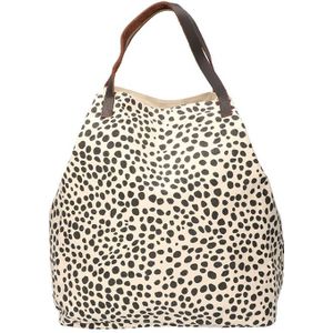 Leather Design Canvas Tote Bag Shopper | Dalmatiër