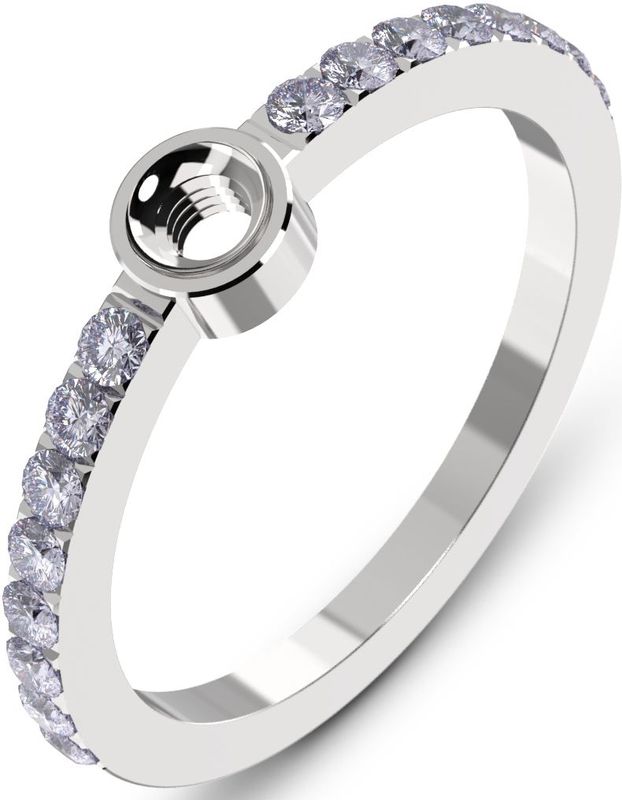 Melano Twisted Ring Tula Lavender Zilver