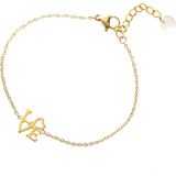 Go Dutch Label Love Armband Goud