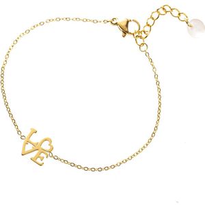 Go Dutch Label Love Armband Goud