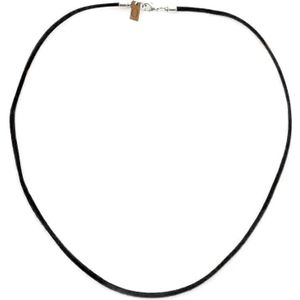 Qoss Leren Ketting Ivo Zwart