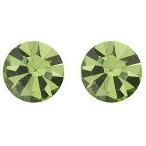 Biba Oorbellen met Swarovski Steentje Peridot