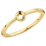 Melano Twisted Ring Petite Goud