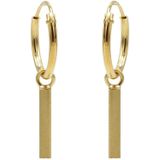 Karma Oorringen Hoops Square Tube Goud