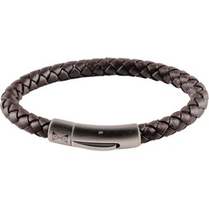 AZE Jewels Armband Junior Iron Single String Brown | Maat S