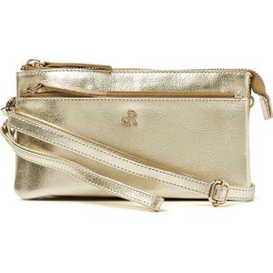 dR Amsterdam Clutch/Schoudertasje Metallics Licht Goud