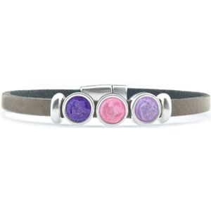 Qoss Taupe Armband Milo Dahlia