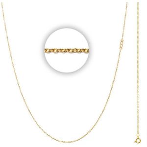 iXXXi Ketting met Logo 1 mm Goud 80 cm