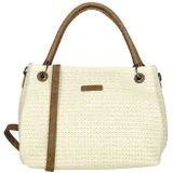 Enrico Benetti Rieten Handtas/Schoudertas Ibiza Off-White