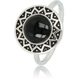 My Bendel Vita Vintage Ring Onyx Zilver