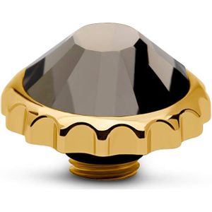 Melano Vivid Cap Steentje Black Diamond Goud