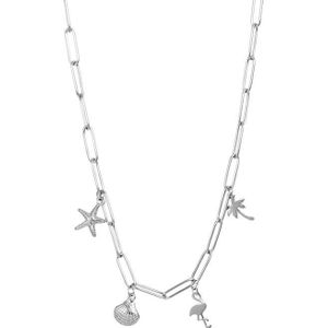 iXXXi Ketting Necklace with Charms Zilver 50 cm