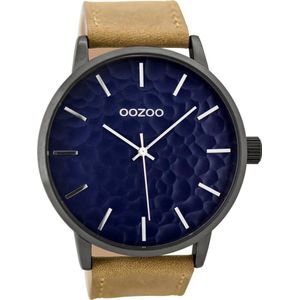 OOZOO Timepieces Horloge Zand/Blauw | C9442