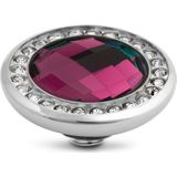 Melano - Vivid Crystal CZ - Steentje - Fuchsia - 12 mm