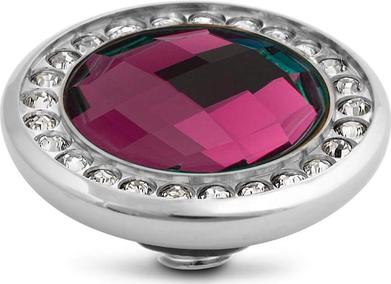 Melano - Vivid Crystal CZ - Steentje - Fuchsia - 12 mm