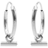 Karma Oorringen Hoops Horizontal Tube Zilver