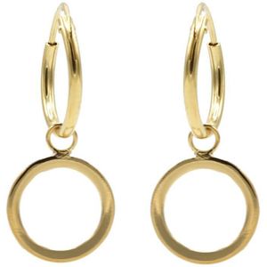 Karma Oorringen Hoops Open Circle Goud