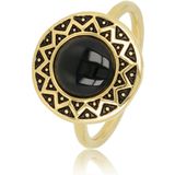 My Bendel Vita Vintage Ring Onyx Goud