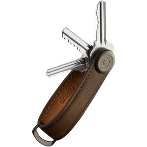 Orbitkey 2.0 Leather Key Holder Crazy Horse Oak Brown