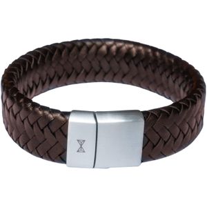 AZE Jewels Armband Vast Iron Jack Brown