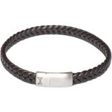 AZE Jewels Armband Single Flat String Brown