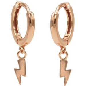 Karma Oorringen Hinged Hoops Lightning Rosé