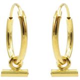 Karma Oorringen Hoops Horizontal Tube Goud