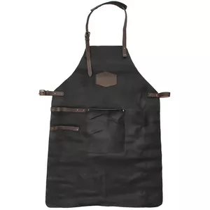 Chefschort voor mannen en vrouwen Wasvrij Slabbenschort met 2 zakken Water- en oliebestendig Verstelbaar schort Professioneel voor koken Keuken Tuinieren Schilderen BBQ, Khaki