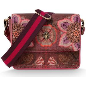 Pip Studio Fenna Cross Body Flap Small Flores Felices Red