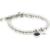 Qoss Junior Armband Zoey Hart Jeansblauw