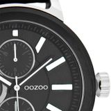OOZOO Timepieces Horloge Zwart | C6069