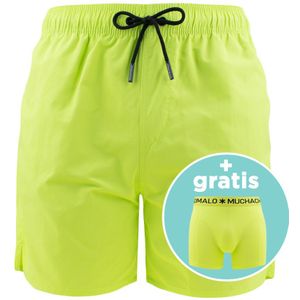 rits zwemshort basic neon groen II