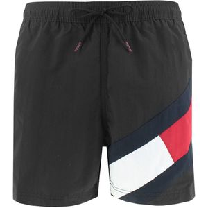 zwemshort big flag leg logo zwart