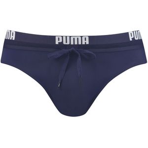 zwemslip logo waistband blauw