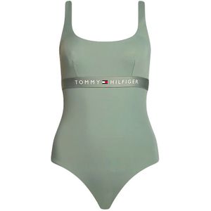 dames badpak logotaille groen