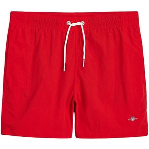 zwemshort basic mini logo rood