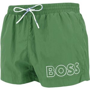 BOSS zwemshort mooneye logo groen II