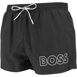 BOSS zwemshort mooneye logo zwart II