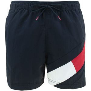 zwemshort big flag leg logo blauw