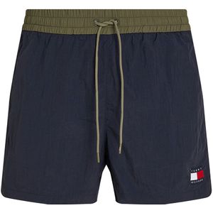 zwemshort mini logo blauw