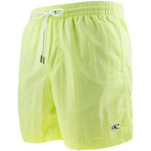 vert zwemshort logo neon geel