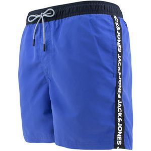 zwemshort tape logo blauw